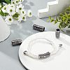  6 Pcs 304 Stainless Steel Beads STAS-NB0001-08AS-4