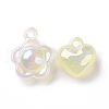 UV Plating Acrylic Pendants OACR-E010-14-2