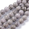 Natural Maifanite/Maifan Stone Beads Strands X-G-F353-4mm-4