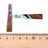 Epoxy Resin & Walnut Wood Pendants RESI-N039-117-3