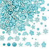  210Pcs 7 Styles Synthetic Turquoise Beads G-NB0005-44-1