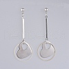 Stainless Steel Dangle Ear Studs EJEW-JE03920-2