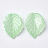 Transparent Spray Painted Glass Pendants GLAA-S054-006A-02-2