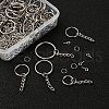 300Pcs 6 Style Keychain Clasps Set IFIN-YW0001-22-7