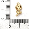 Brass Micro Pave Cubic Zirconia Pendants KK-I276-04G-03-3