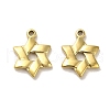 304 Stainless Steel Pendants STAS-L022-117G-1