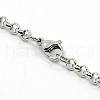 Tarnish Resistant Rolo Chain Necklace for Men NJEW-F027-14-3.5mm-3