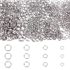DICOSMETIC 1200Pcs 4 Styles 304 Stainless Steel Jump Rings STAS-DC0016-01-1