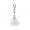 Handmade Glass Imitation Pearl Beaded and Polyester Wedding Dress Pendant Decorations Sets HJEW-MZ00256-4