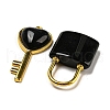 Natural Obsidian Pendants G-H308-07G-03-2