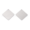 Non-Tarnish 304 Stainless Steel Pendants STAS-O13-08G-P-1