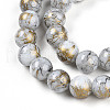 Baking Painted Glass Beads Strands X1-DGLA-N003-10mm-B01-4
