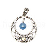Natural Fluorite Pendants PW-WG86A18-03-1