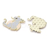 Alloy Enamel Pendants X-ENAM-A143-10KCG-04-2