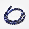 Natural Lapis Lazuli Round Bead Strands X-G-E262-01-8mm-3