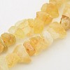 Natural Citrine Nuggets Bead Strands G-A139-B05-1