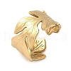 304 Stainless Steel Adjustable Open Cuff Rings for Women RJEW-U060-03C-G-2