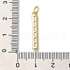 Rack Plating Brass Micro Pave Cubic Zirconia Pendants KK-I720-48G-3