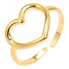 Vintage Stainless Steel Hollow Heart Couple Rings DO2423-2-1