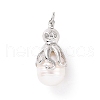 Shell Pearl Pendants KK-C004-10P-1