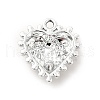 Alloy Crystal Rhinestone Pendants ALRI-K048-06P-2