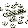 Brass Grade A Rhinestone Spacer Beads RSB030NF-10-1