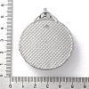 Brass Pendant Cabochon Settings KK-R215-02P-3