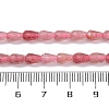 Natural Strawberry Quartz Beads Strands G-C080-B01-01A-3