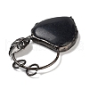 Natural Obsidian Heart Big Pendants G-A221-05F-2