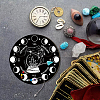 CREATCABIN 1Pc Chakra Gemstones Dowsing Pendulum Pendants FIND-CN0001-15I-6