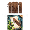 Cowhide Leather Labels AJEW-WH0386-0053-9