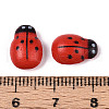 Natural Spray Painted Self-adhesive Cabochons WOOD-N018-03A-01-4