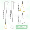 Aluminum Pendant Necklaces NJEW-NB00003-2
