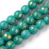 Natural Mashan Jade Beads Strands G-F670-A01-6mm-2