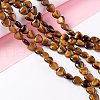 Natural Tiger Eye Beads Strands G-B022-05-4