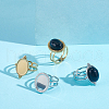 Unicraftale 304 Stainless Steel Cuff Ring Findings FIND-UN0003-47A-2
