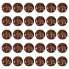 CHGCRAFT 30Pcs Resin Shank Buttons BUTT-CA0001-21-1