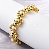 Brass Beads Bracelets for Women BJEW-D317-04G-3