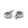 304 Stainless Steel Pendants STAS-D189-07P-C-4