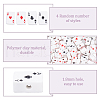 DICOSMETIC 200Pcs Handmade Polymer Clay Beads FIND-DC0006-49-4