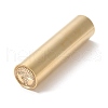 Double-Sided Engraving Wax Seal Brass Stamp AJEW-C031-02F-2