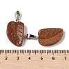 Synthetic Goldstone Pendants G-B127-01P-08-4