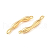 Brass Connector Charms KK-P239-01G-2