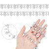 Acrylic Diamond Beaded Trim OCOR-WH0067-73B-3