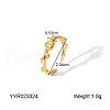 Stainless Steel Adjustable Cuff Open Rings for Women WC3865-6-1