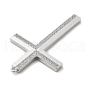 Brass Micro Pave Clear Cubic Zirconia Pendants KK-L228-01P-01-2