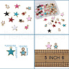 Alloy & Brass Enamel Charm Sets ENAM-TA0001-10-11