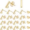 Unicraftale 304 Stainless Steel Stud Earring Findings STAS-UN0019-62G-1