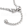 Brass Ball Chain Necklace Making NJEW-Q344-05P-3