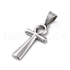 304 Stainless Steel Pendants STAS-L286-07P-2